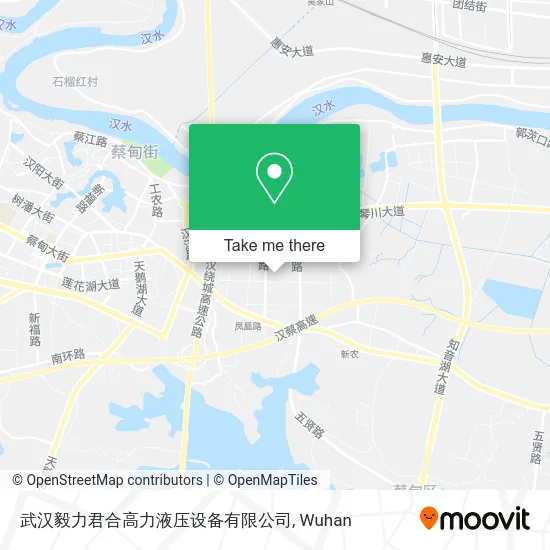 武汉毅力君合高力液压设备有限公司 map