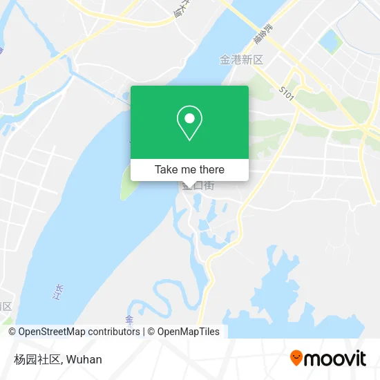 杨园社区 map