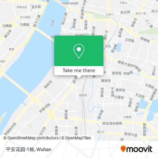 平安花园-1栋 map