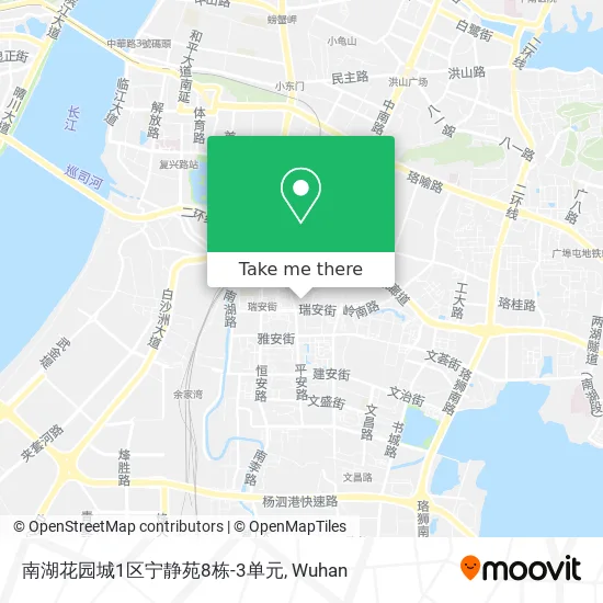 南湖花园城1区宁静苑8栋-3单元 map