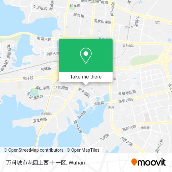 万科城市花园上西-十一区 map