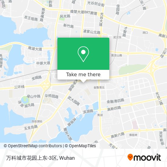 万科城市花园上东-3区 map