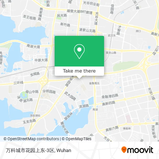 万科城市花园上东-3区 map
