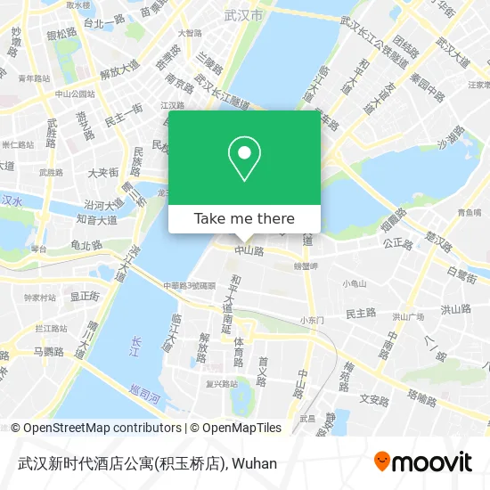 武汉新时代酒店公寓(积玉桥店) map