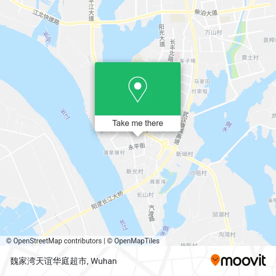 魏家湾天谊华庭超市 map