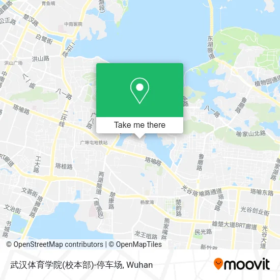 武汉体育学院(校本部)-停车场 map