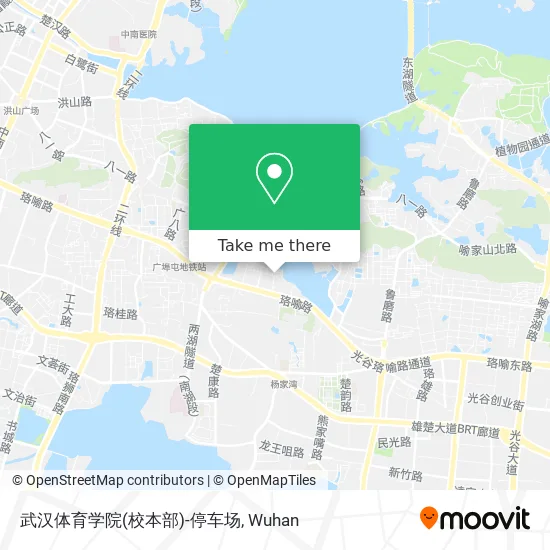 武汉体育学院(校本部)-停车场 map