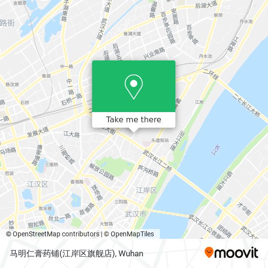 马明仁膏药铺(江岸区旗舰店) map