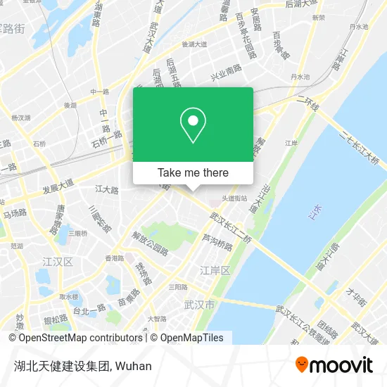湖北天健建设集团 map
