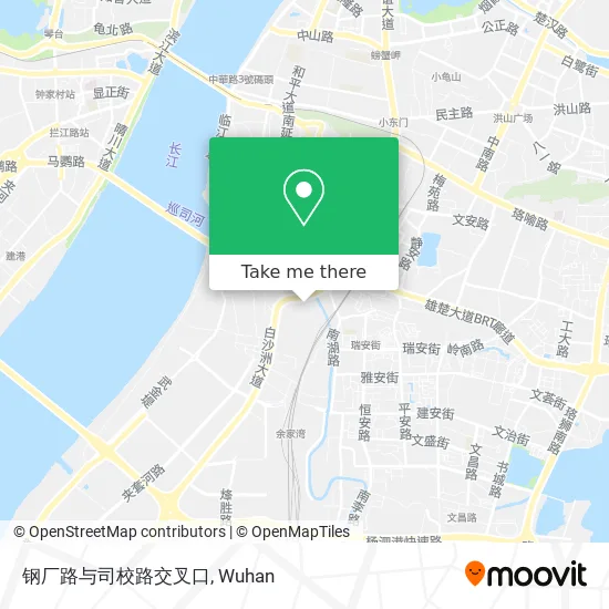 钢厂路与司校路交叉口 map