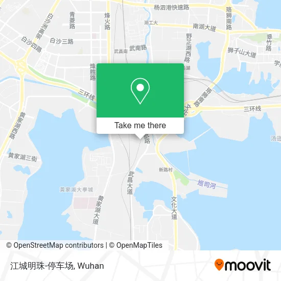 江城明珠-停车场 map