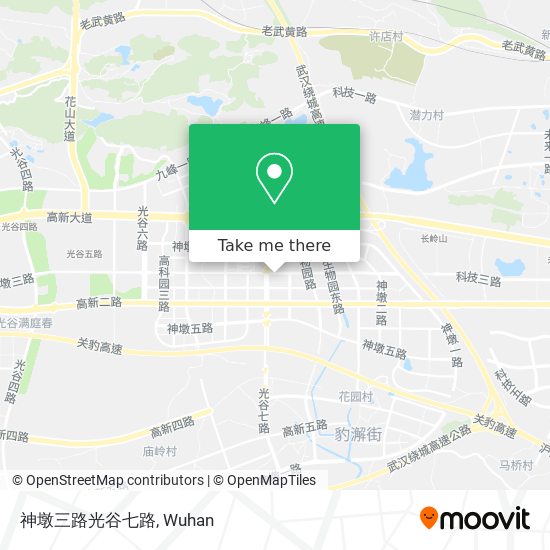 神墩三路光谷七路 map