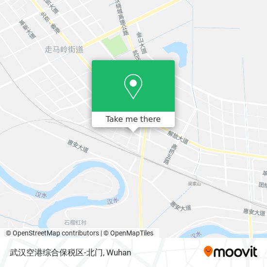武汉空港综合保税区-北门 map