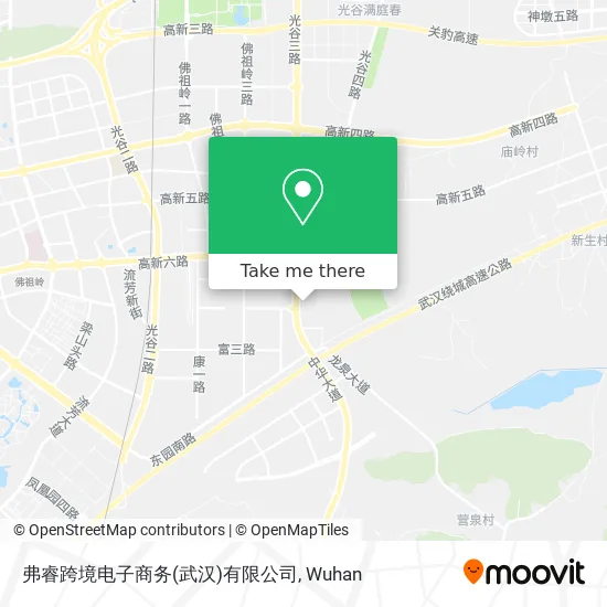 弗睿跨境电子商务(武汉)有限公司 map