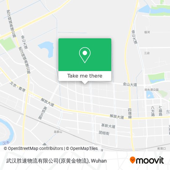 武汉胜速物流有限公司(原黄金物流) map