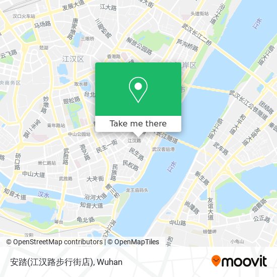 安踏(江汉路步行街店) map