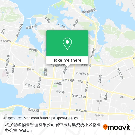 武汉登峰物业管理有限公司省中医院集资楼小区物业办公室 map
