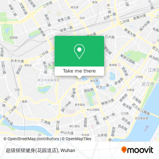 超级猩猩健身(花园道店) map