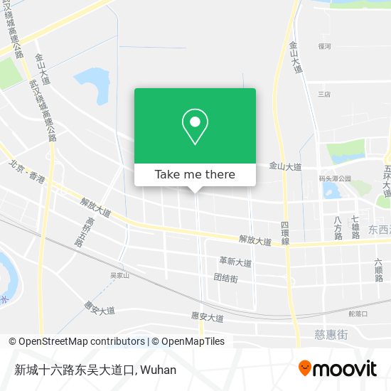 新城十六路东吴大道口 map