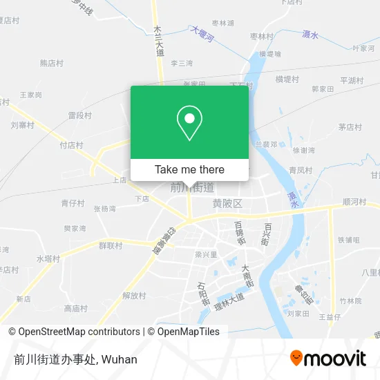 前川街道办事处 map