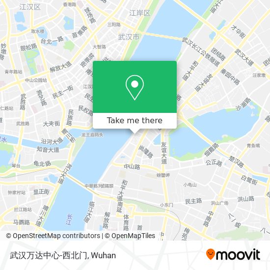 武汉万达中心-西北门 map