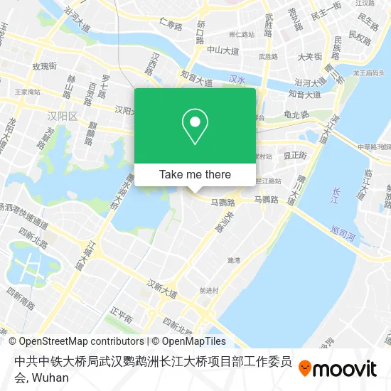 中共中铁大桥局武汉鹦鹉洲长江大桥项目部工作委员会 map