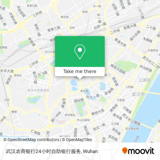 武汉农商银行24小时自助银行服务 map