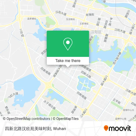 四新北路汉欣苑美味时刻 map