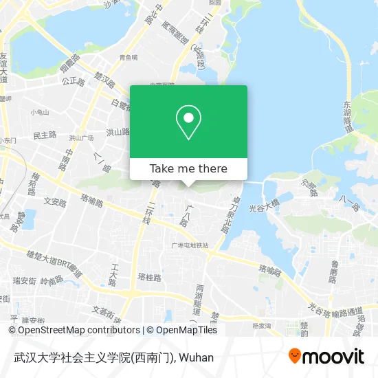 武汉大学社会主义学院(西南门) map