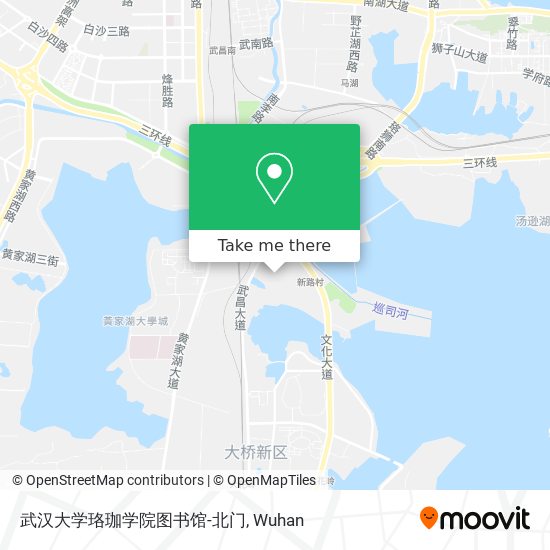武汉大学珞珈学院图书馆-北门 map