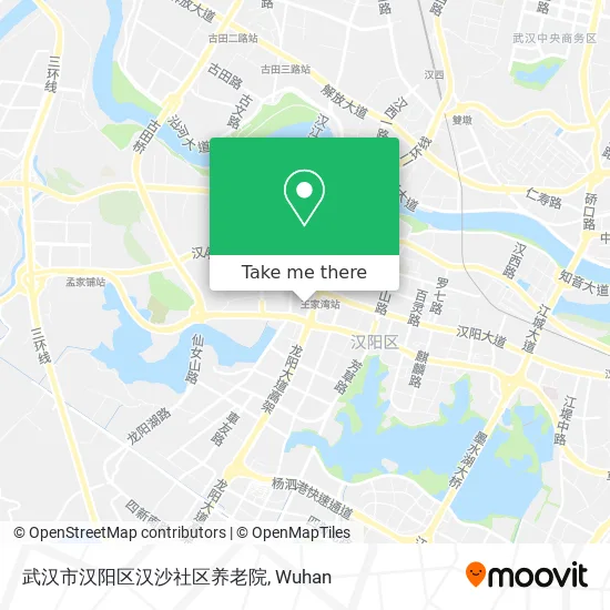 武汉市汉阳区汉沙社区养老院 map
