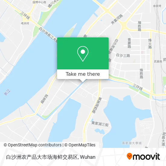 白沙洲农产品大市场海鲜交易区 map