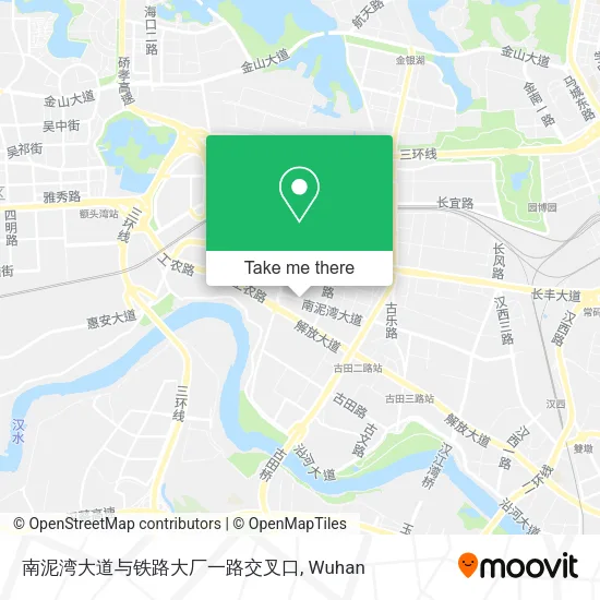 南泥湾大道与铁路大厂一路交叉口 map