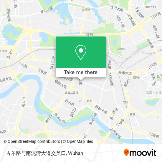 古乐路与南泥湾大道交叉口 map