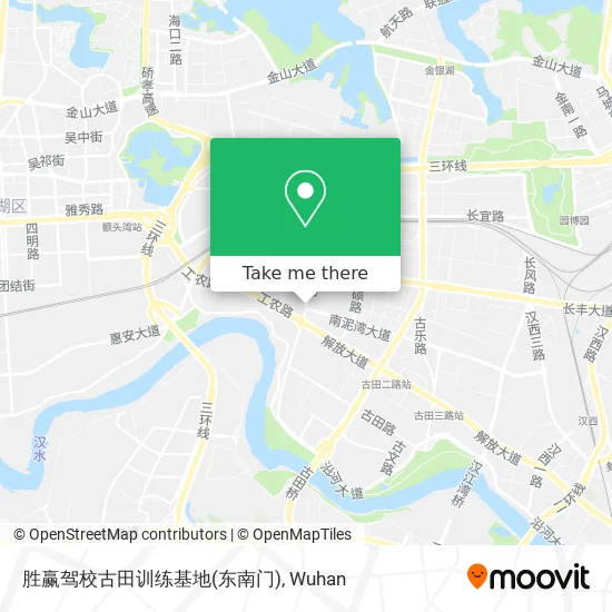 胜赢驾校古田训练基地(东南门) map