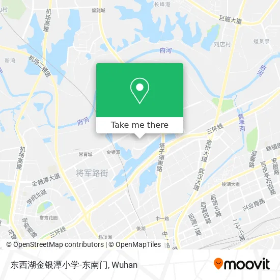 东西湖金银潭小学-东南门 map