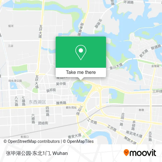 张毕湖公园-东北1门 map
