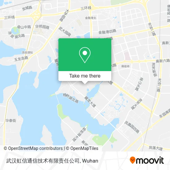 武汉虹信通信技术有限责任公司 map