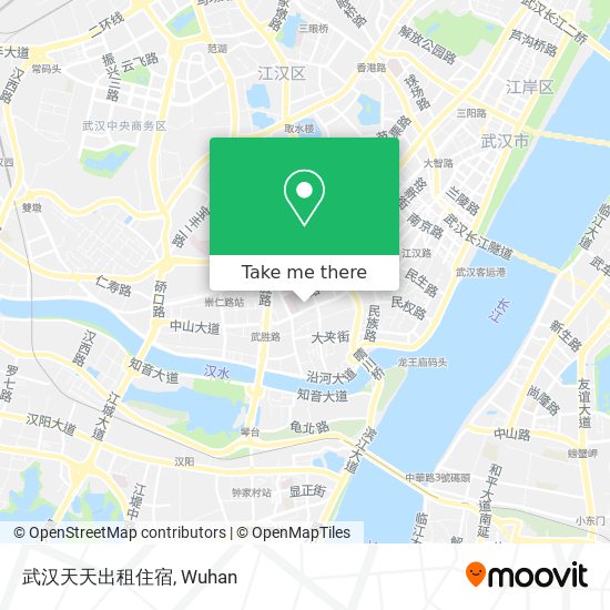 武汉天天出租住宿 map