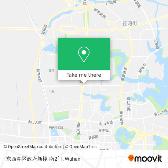 东西湖区政府新楼-南2门 map