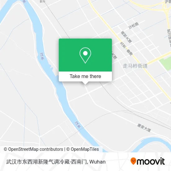 武汉市东西湖新隆气调冷藏-西南门 map