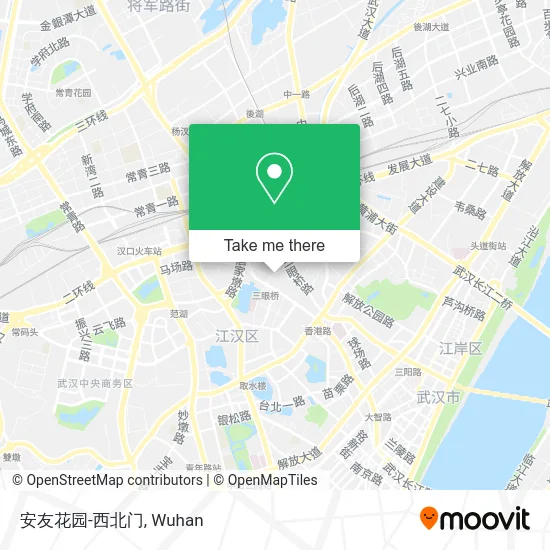 安友花园-西北门 map