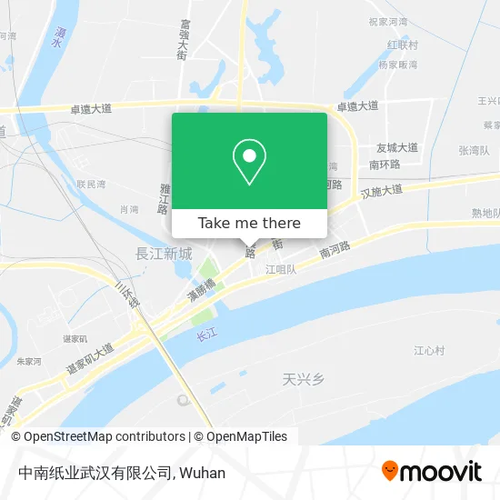 中南纸业武汉有限公司 map