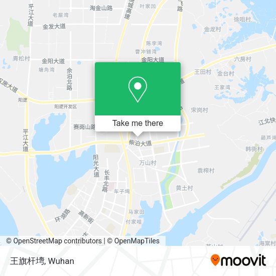 王旗杆塆 map