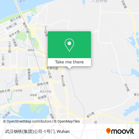 武汉钢铁(集团)公司-1号门 map