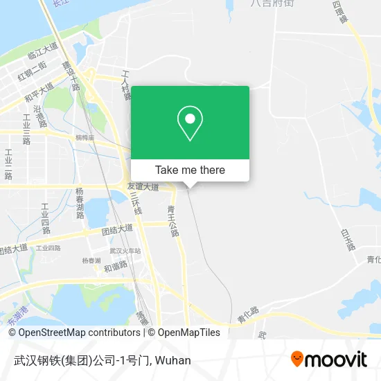 武汉钢铁(集团)公司-1号门 map