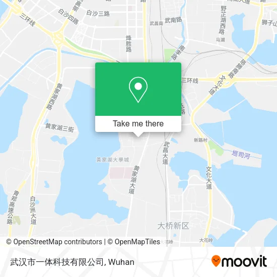武汉市一体科技有限公司 map
