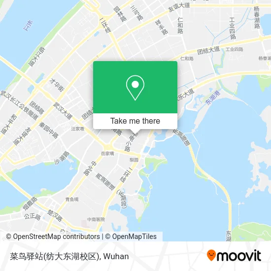 菜鸟驿站(纺大东湖校区) map