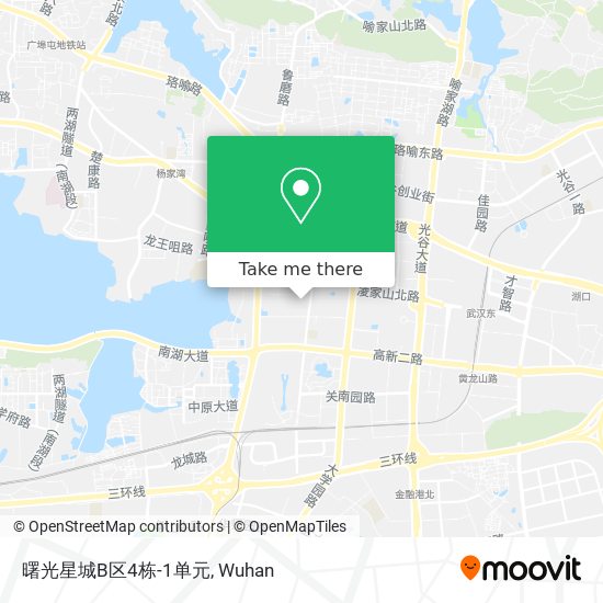 曙光星城B区4栋-1单元 map