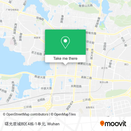 曙光星城B区4栋-1单元 map